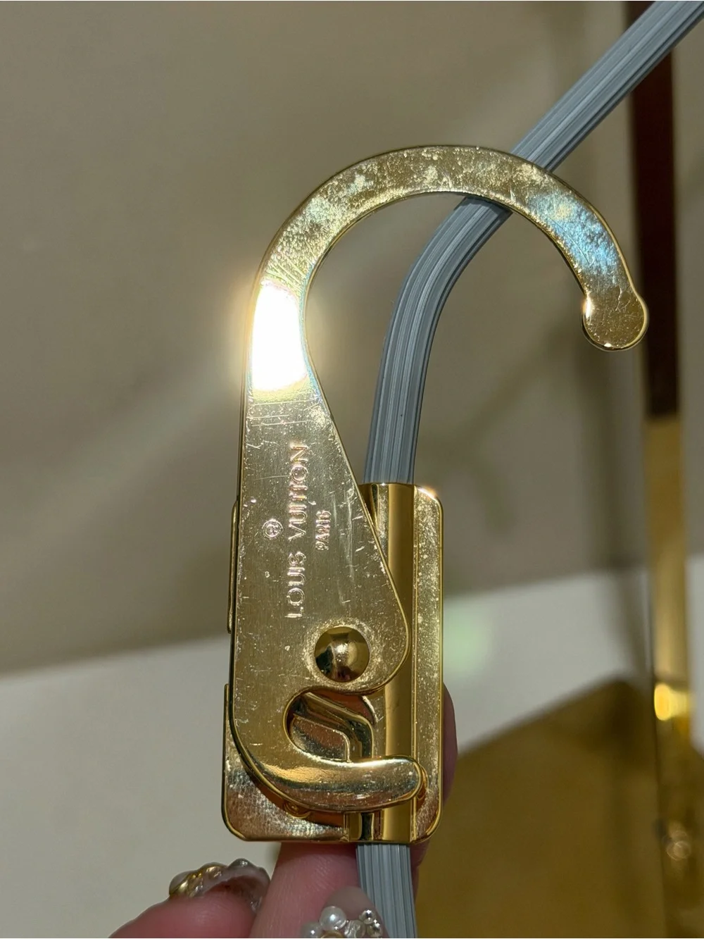 Louis Vuitton polished gold